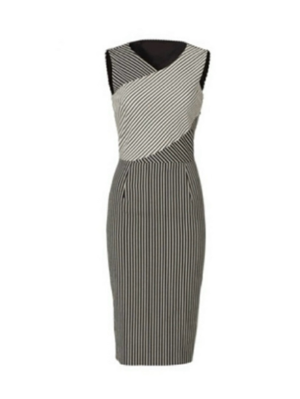 NWT RACHEL RACHEL ROY STRIPE CUTOUT SHEATH DRESS SIZE 4 - Picture 10 of 16